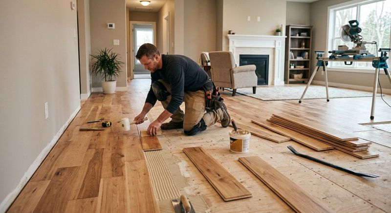 Engineered Wood Installation in East Greenwich, RI