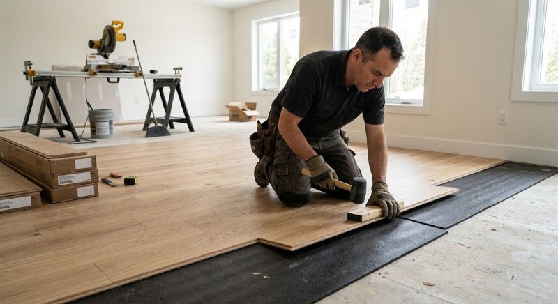 Engineered Wood Installation in East Greenwich, RI