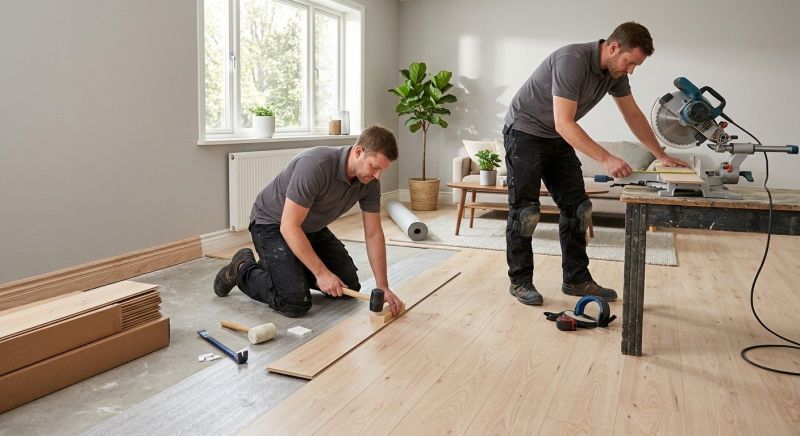 Laminate Floor Installation in North Kingstown, RI