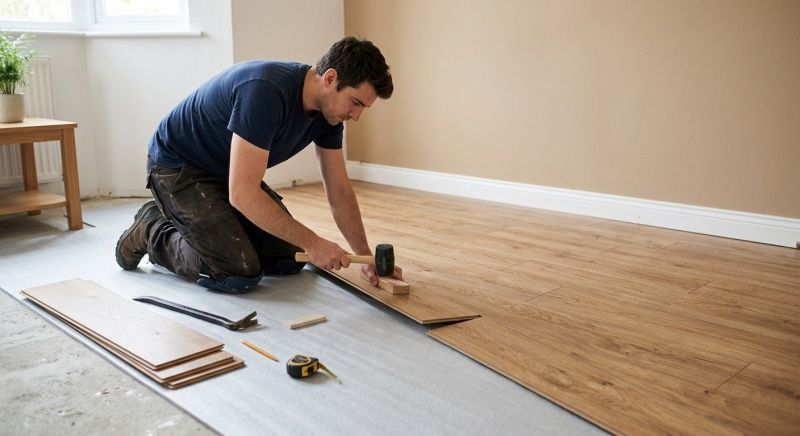 Laminate Floor Remodeling in East Greenwich, RI