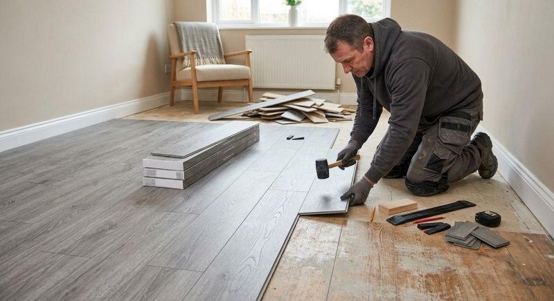 Laminate Floor Replacement in Coventry, RI