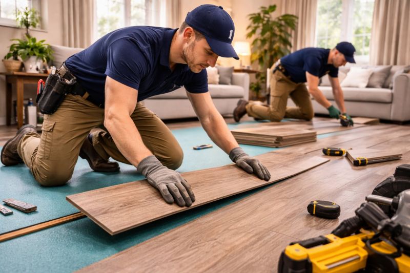 Laminate Floor Replacement in Wakefield, RI