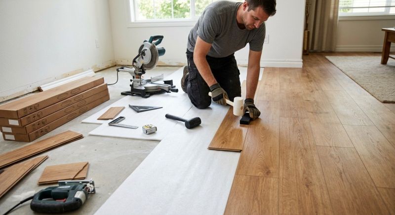 Laminate Flooring Replacement in East Greenwich, RI