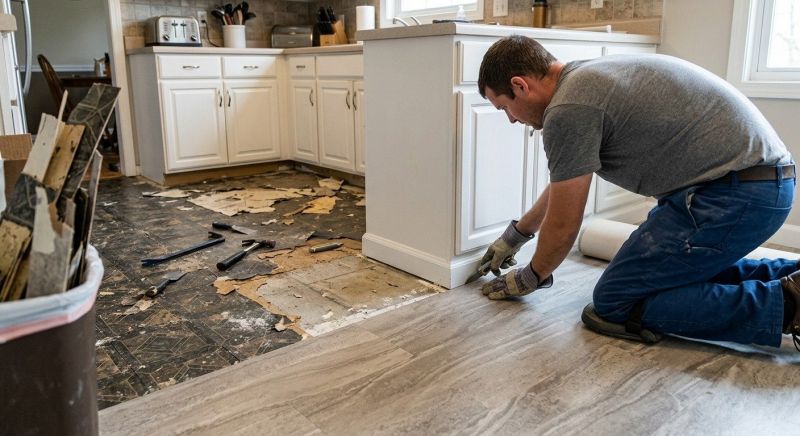 Linoleum Floor Installation in Bristol, RI