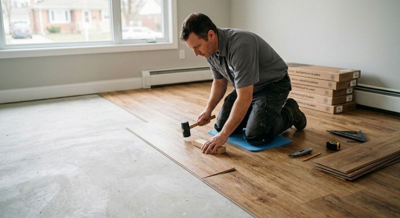 Linoleum Floor Installation in Cranston, RI