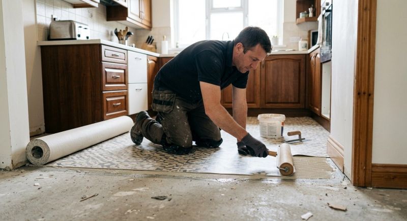 Linoleum Floor Installation in Fall River, MA