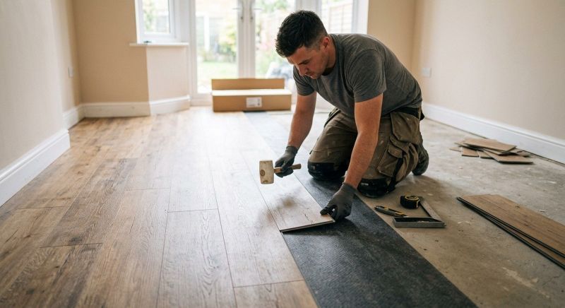 Luxury Vinyl Tile Installation in Little Compton, RI