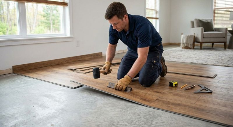 Luxury Vinyl Tile Installation in North Attleboro, MA