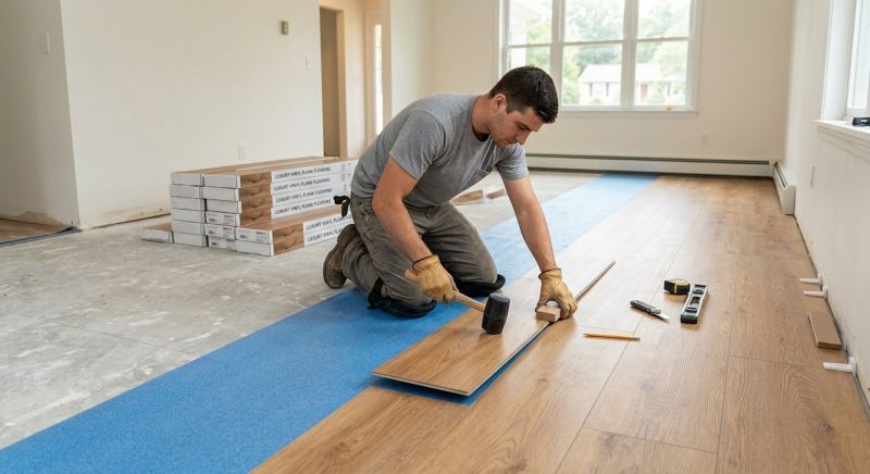 Lvt Flooring Installation in Tiverton, RI