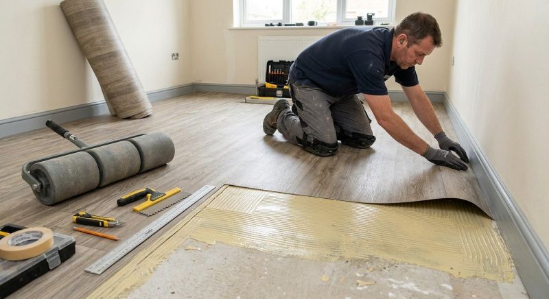 Sheet Flooring Installation in Bristol, RI