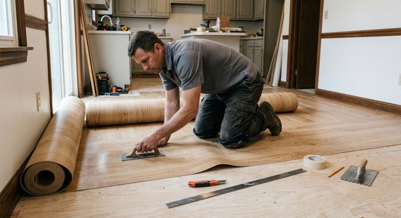 Sheet Flooring Installation in Johnston, RI