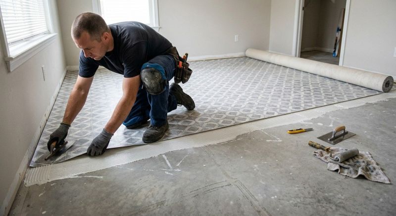 Sheet Flooring Installation in East Greenwich, RI