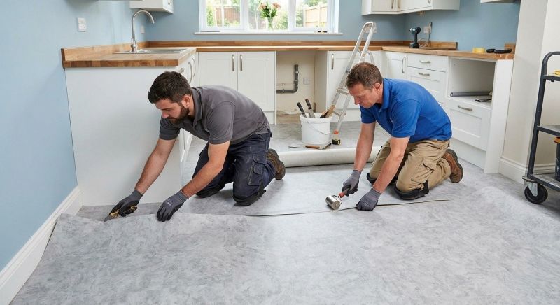 Sheet Linoleum Installation in East Greenwich, RI