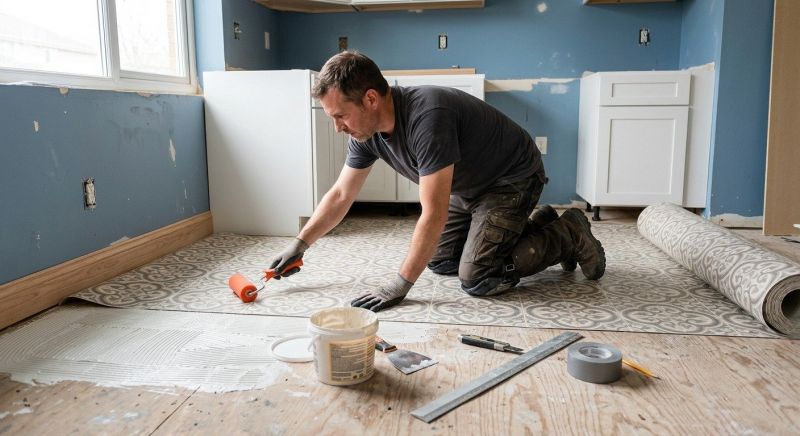 Sheet Linoleum Installation in Wakefield, RI