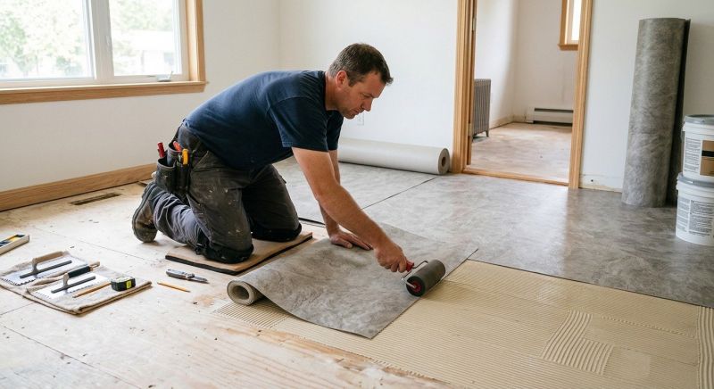 Sheet Vinyl Installation in Coventry, RI