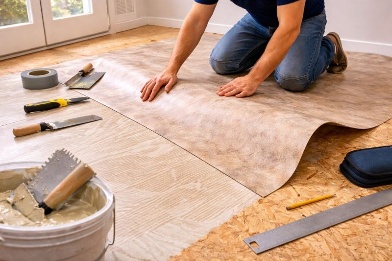 Sheet Vinyl Installation in West Kingston, RI