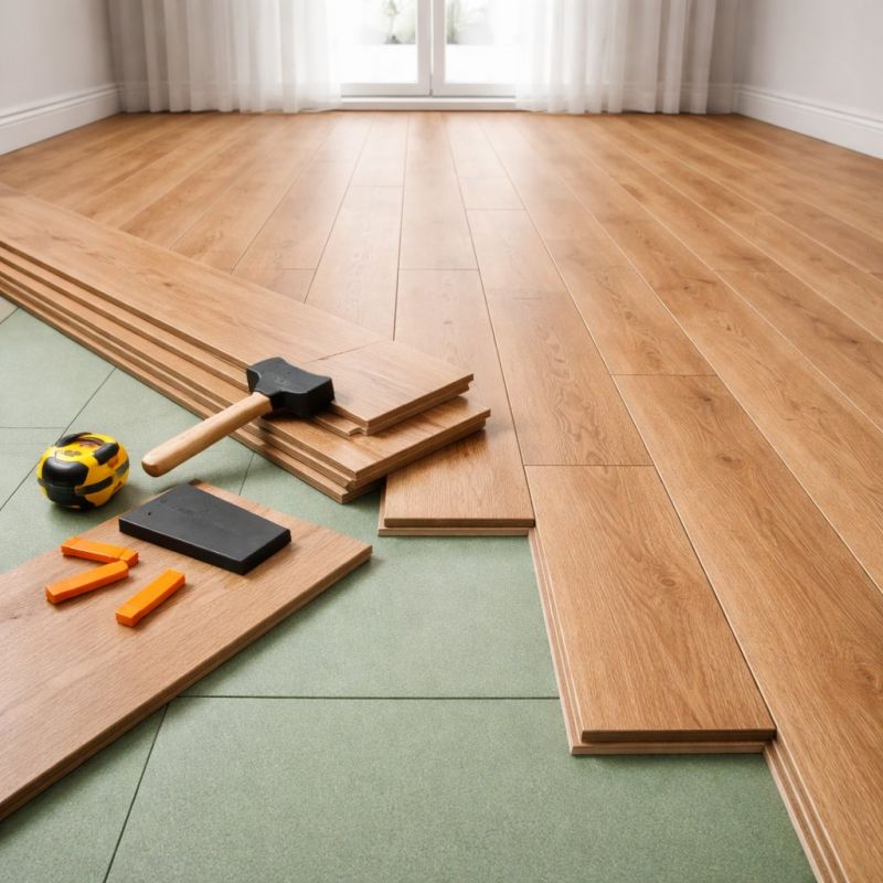 Wood Laminate Installation in East Greenwich, RI